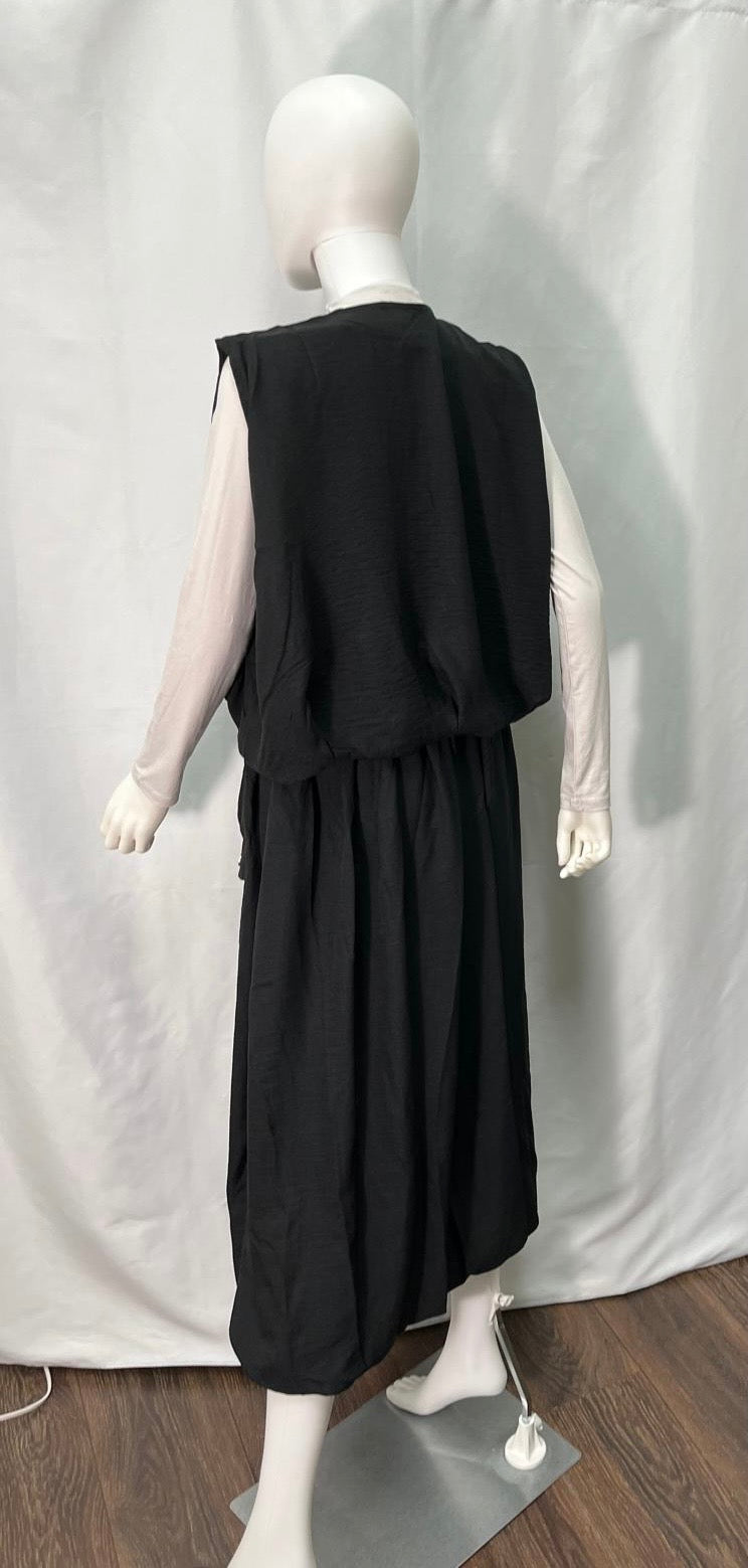 Vests (available in white, tan, and black)