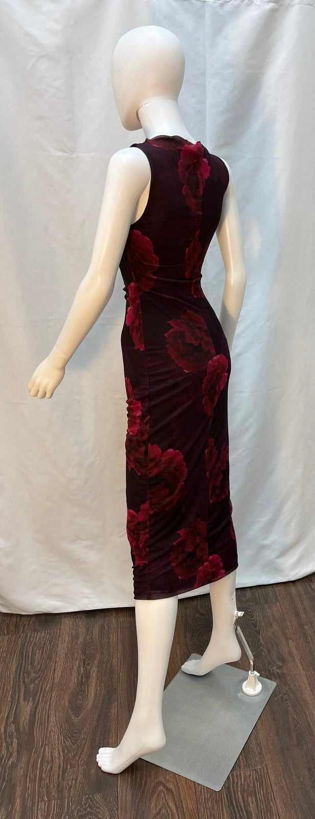 Red Roses Sleeveless Dress