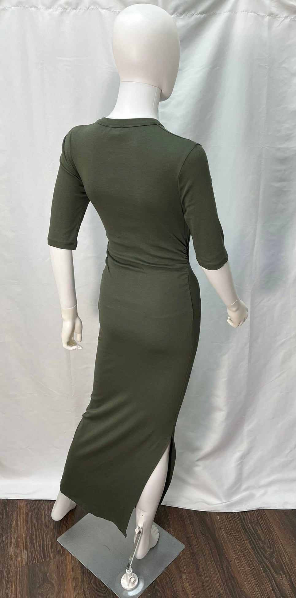 Short Sleeve Dress (available in black and olive green)