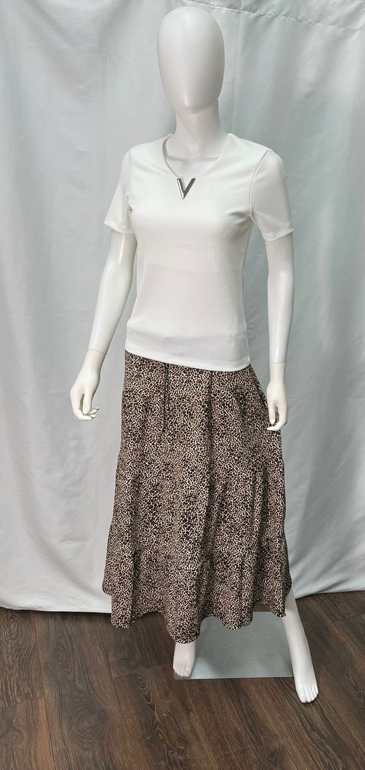 Cheetah Print Skirt